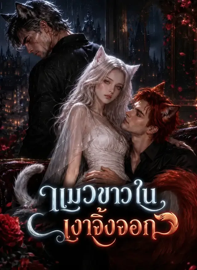 หน้าปกแมวขาวในเงาจิ้งจอก
