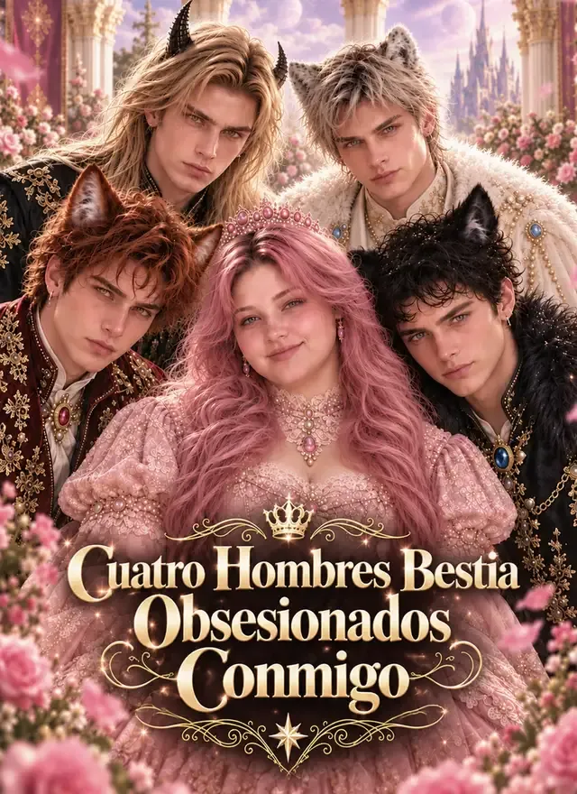 Portada de Cuatro Hombres Bestia Obsesionados Conmigo