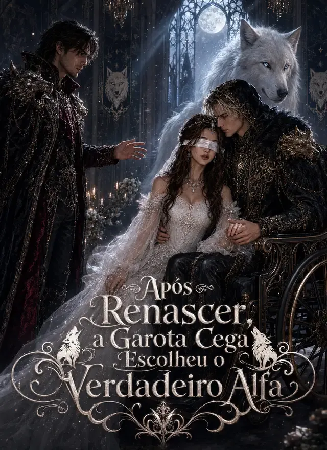 Capa de Após Renascer, a Garota Cega Escolheu o Verdadeiro Alfa