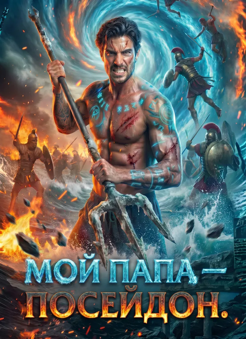 Обложка «Мой папа — Посейдон.»