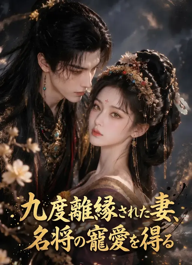「九度離縁された妻、名将の寵愛を得る」のカバー画像