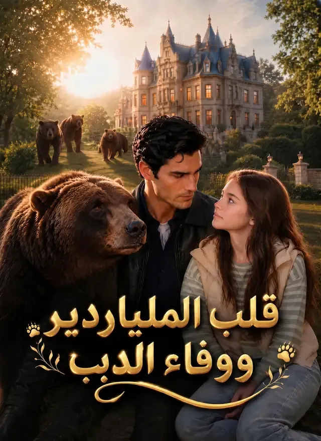 غلاف قلب الملياردير ووفاء الدب