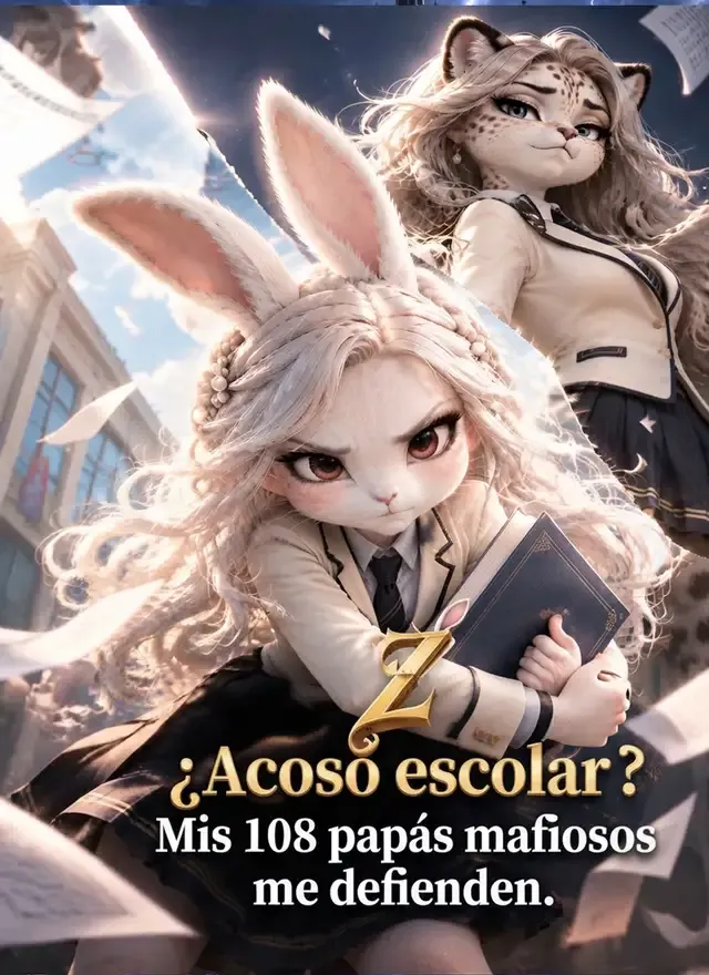 Portada de ¿Acoso escolar? Mis 108 papás mafiosos me defienden