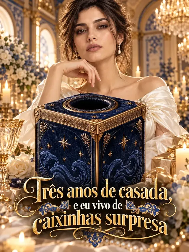 Capa de Três anos de casada, e eu vivo de caixinhas surpresa