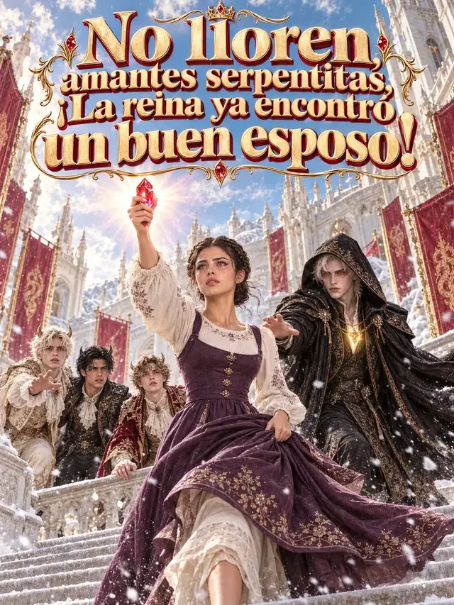 Portada de No lloren, amantes serpentitas, ¡La reina ya encontró un buen esposo!