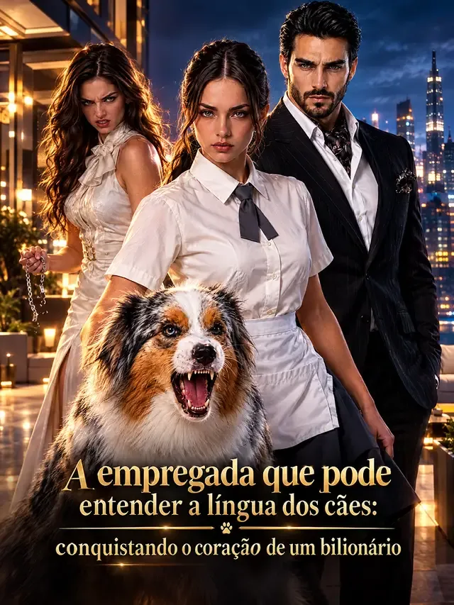 Capa de A empregada que pode entender a língua dos cães: conquistando o coração de um bilionário