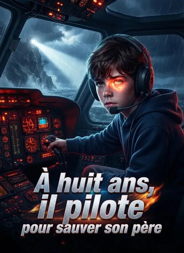 Couverture de [Doublé]À huit ans, il pilote pour sauver son père