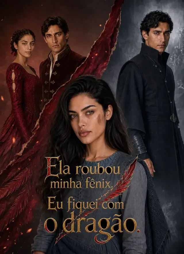 Capa de Ela roubou minha fênix. Eu fiquei com o dragão