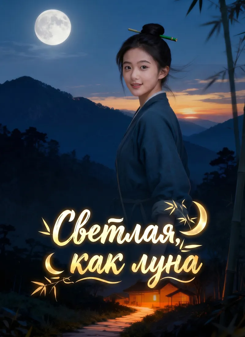 Обложка «Светлая, как луна»