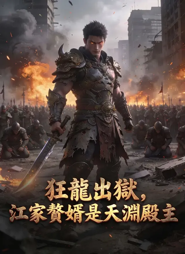 《狂龍出獄，江家贅婿是天淵殿主》封面
