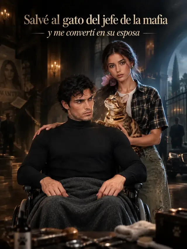 Portada de Salvé al gato del jefe de la mafia y me convertí en su esposa