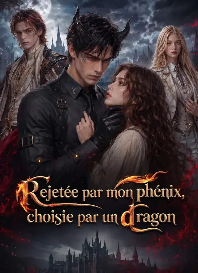 Couverture de Rejetée par mon phénix, choisie par un dragon
