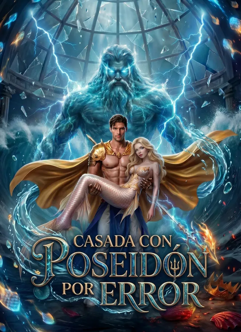 Portada de Casada con Poseidón por error