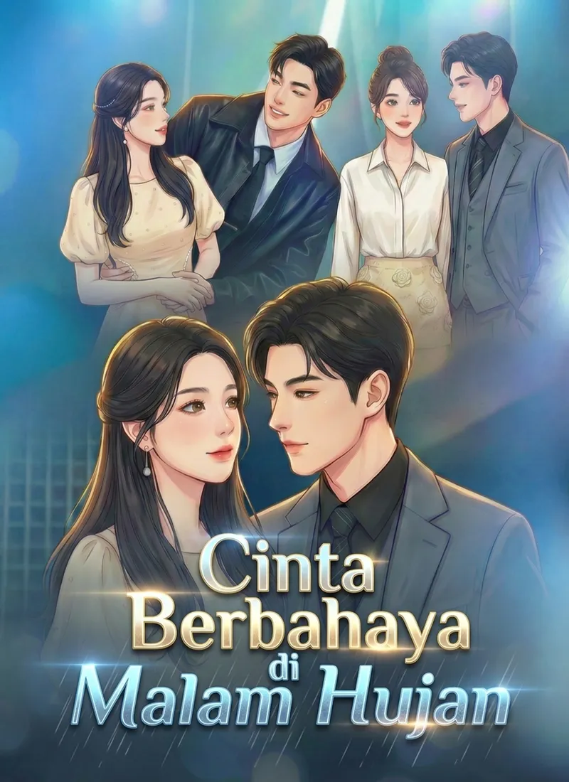 Sampul Cinta Berbahaya di Malam Hujan