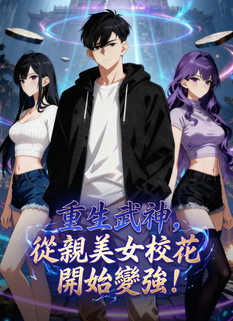 《重生武神，從親美女校花開始變強！》封面