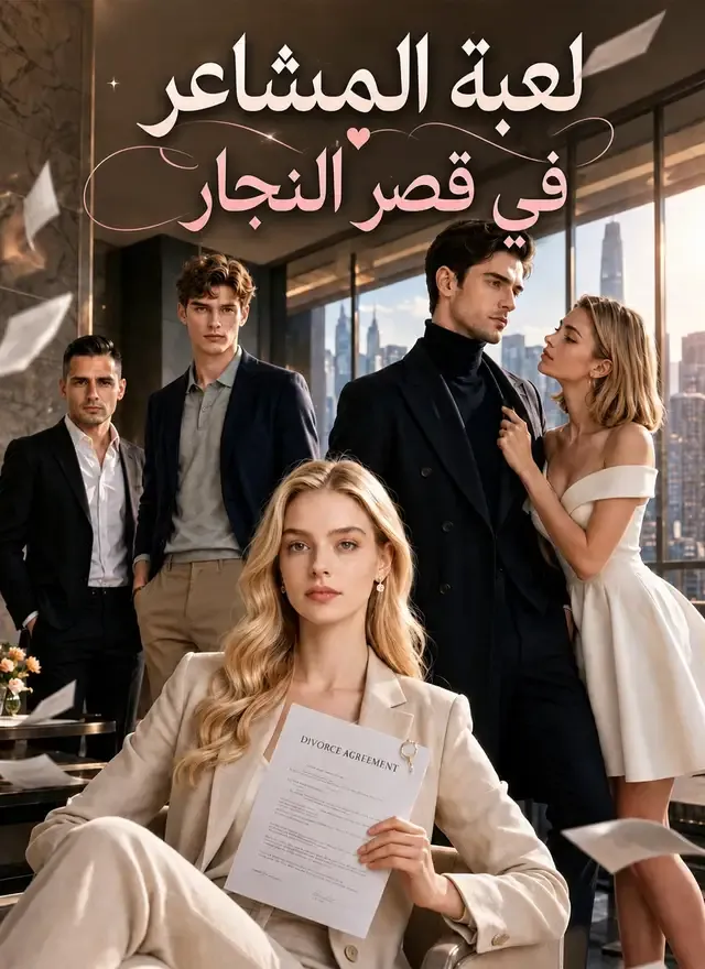 غلاف لعبة المشاعر في قصر النجار
