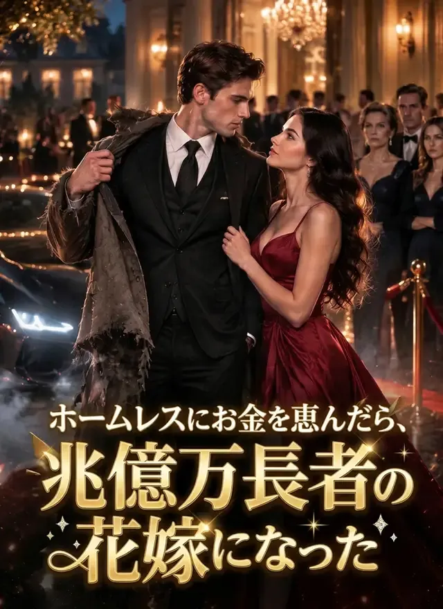 「[吹替]ホームレスにお金を恵んだら、兆億万長者の花嫁になった」のカバー画像