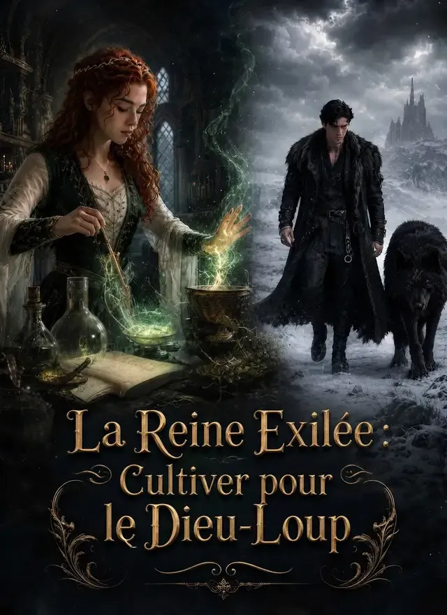 Couverture de La Reine Exilée: Cultiver pour le Dieu-Loup