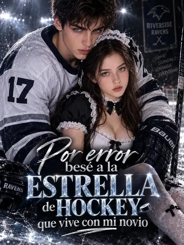 Portada de Por error besé a la estrella de hockey que vive con mi novio