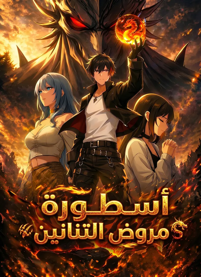غلاف أسطورة مروض التنانين