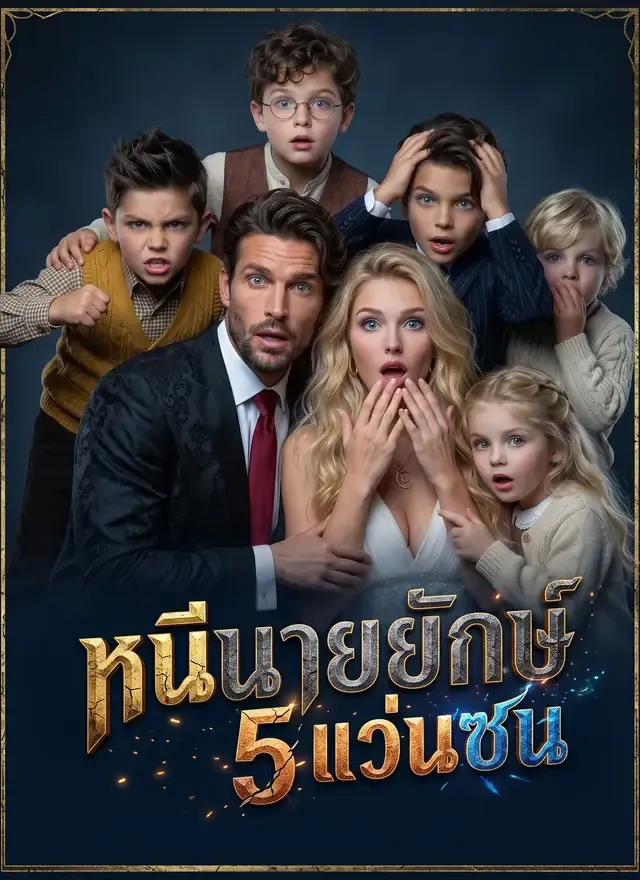หน้าปกหนีนายยักษ์ กับ 5 แว่นซน