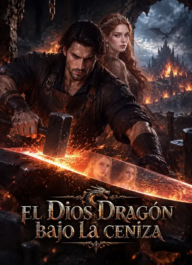 Portada de El Dios Dragón bajo la ceniza