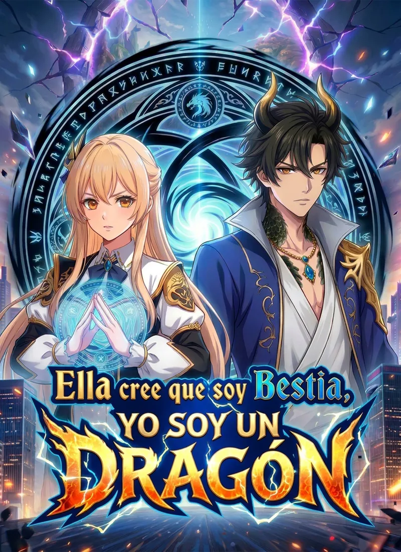 Portada de Ella cree que soy bestia, yo soy un dragón