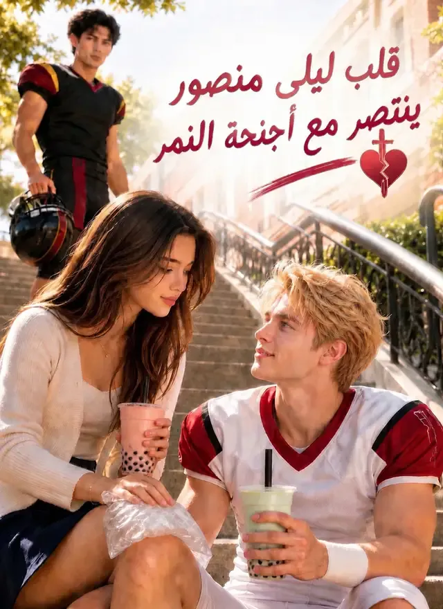 غلاف قلب ليلى منصور ينتصر مع أجنحة النمر