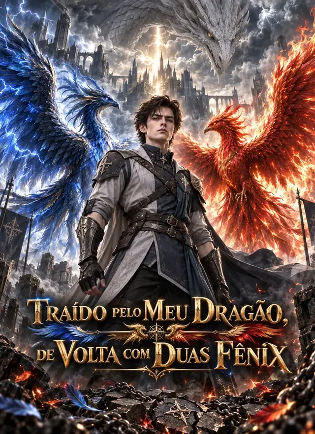 Capa de Traído pelo Meu Dragão, de Volta com Duas Fênix