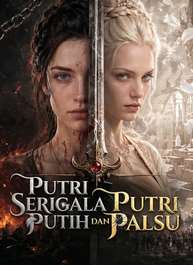 Sampul Putri Serigala Putih dan Putri Palsu