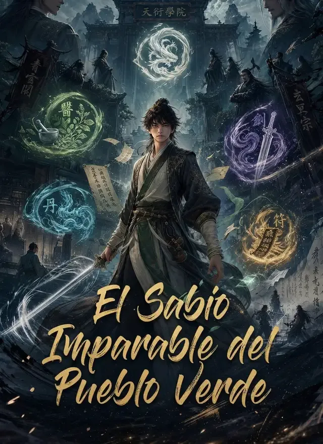 Portada de [Doblado]El Sabio Imparable del Pueblo Verde