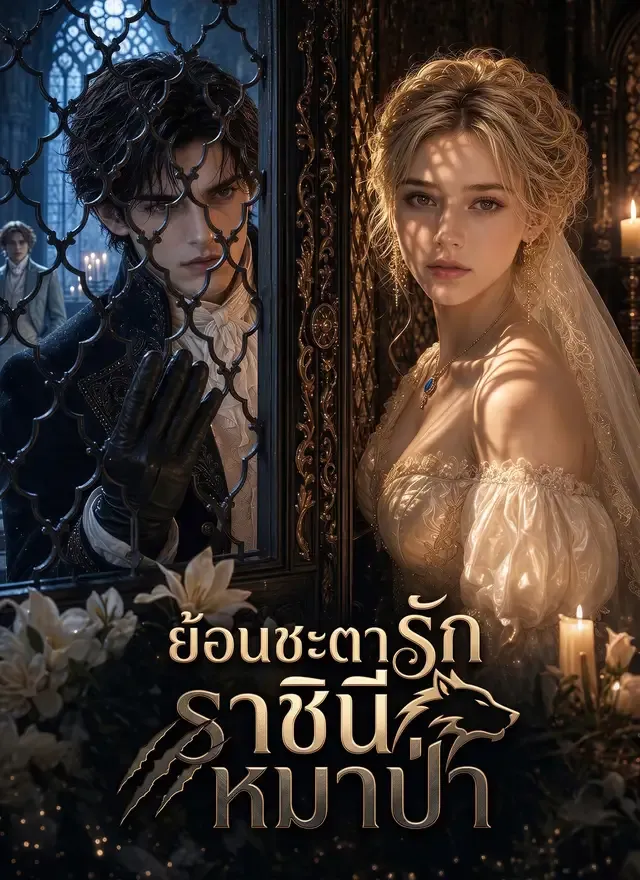หน้าปกย้อนชะตารัก ราชินีหมาป่า