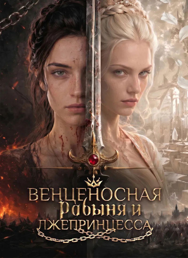 Обложка «Венценосная рабыня и Лжепринцесса»