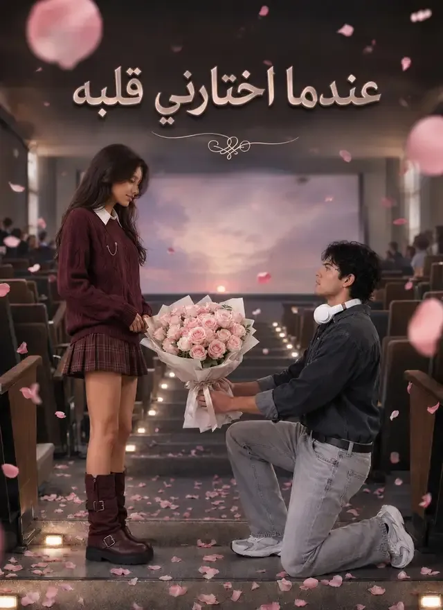 غلاف عندما اختارني قلبه