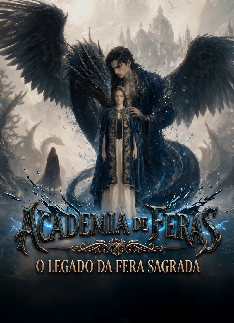Capa de Academia de Feras: O Legado da Fera Sagrada