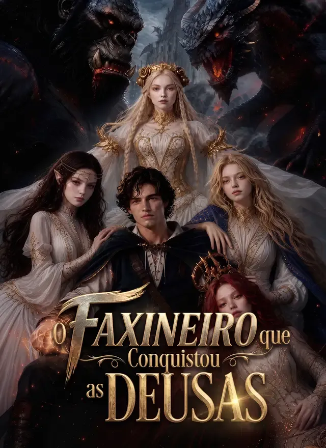 Capa de O Faxineiro que Conquistou as Deusas
