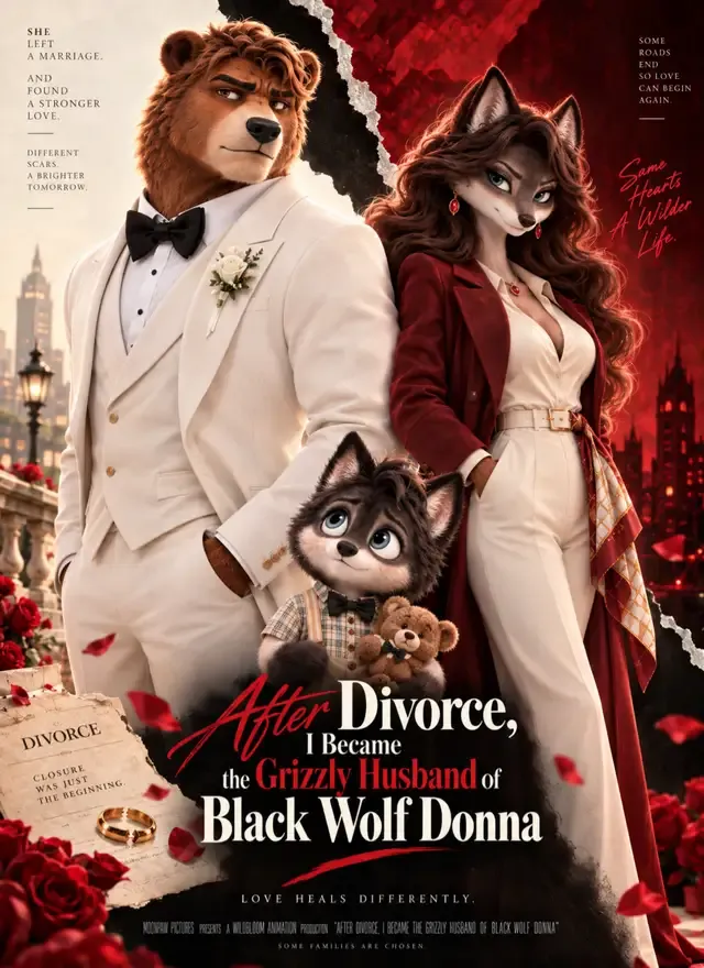 After Divorce, I Became the Grizzly Husband of Black Wolf Donna cover