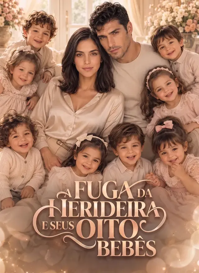 Capa de A Fuga da Herdeira e Seus Oito Bebês