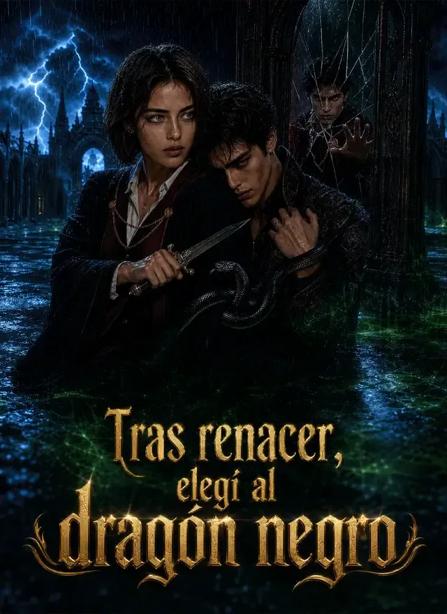 Portada de Tras renacer, elegí al dragón negro
