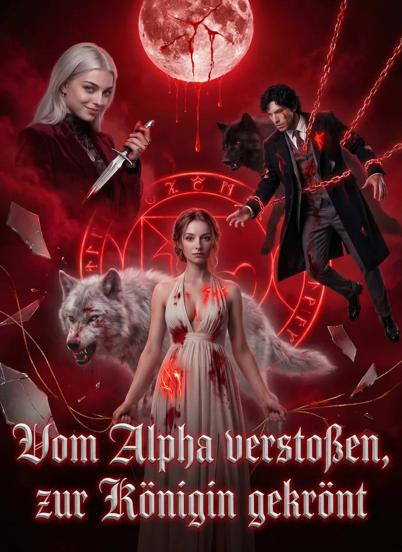 Cover von Vom Alpha verstoßen, zur Königin gekrönt