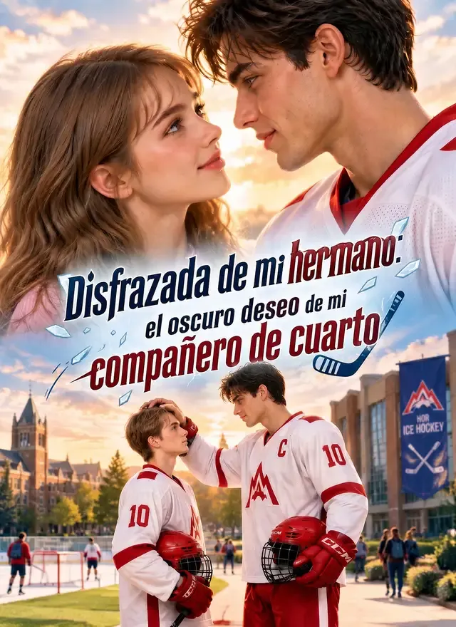 Portada de Disfrazada de mi hermano: el oscuro deseo de mi compañero de cuarto