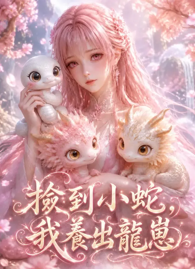 《撿到小蛇，我養出龍崽》封面
