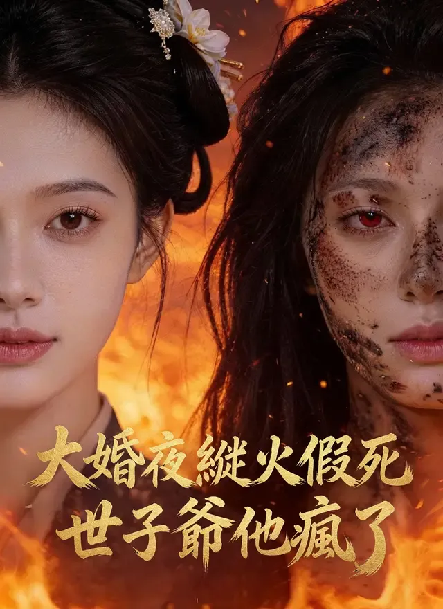 《大婚夜縱火假死，世子爺他瘋了》封面