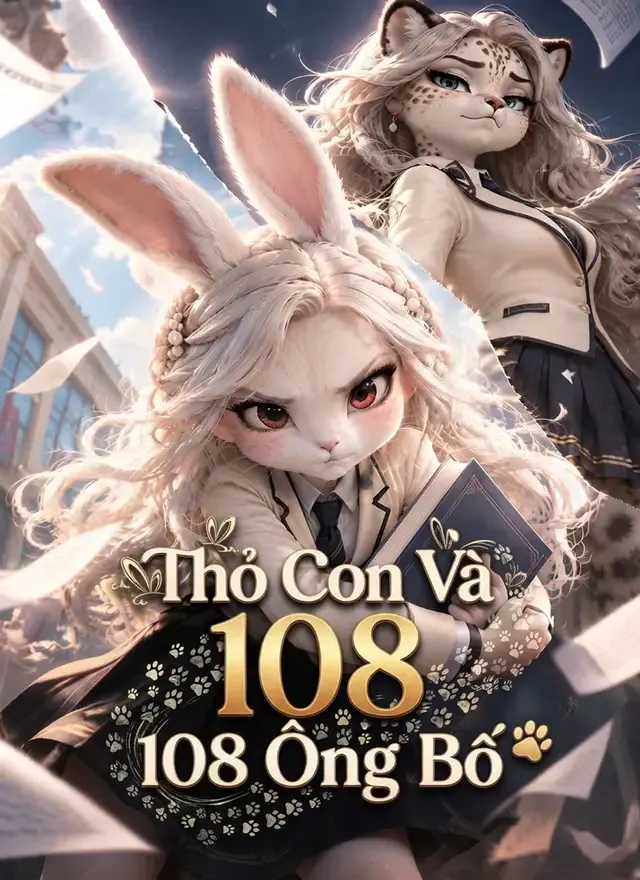 Ảnh bìa Thỏ Con Và 108 Ông Bố