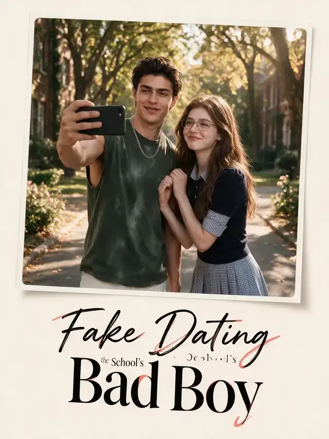 Fake Dating the School's Bad Boy cover