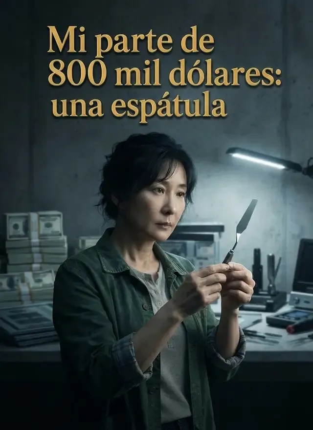 Portada de [Doblado]Mi parte de 800 mil dólares: una espátula