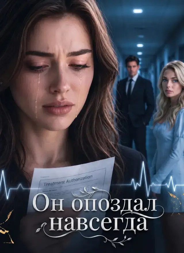 Обложка «Он опоздал навсегда»