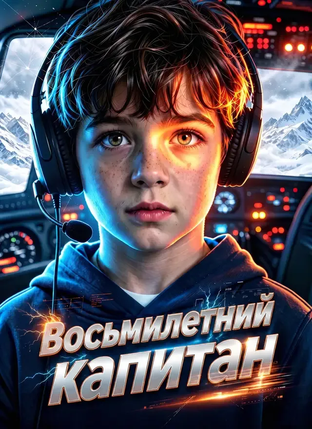 Обложка «Восьмилетний капитан»