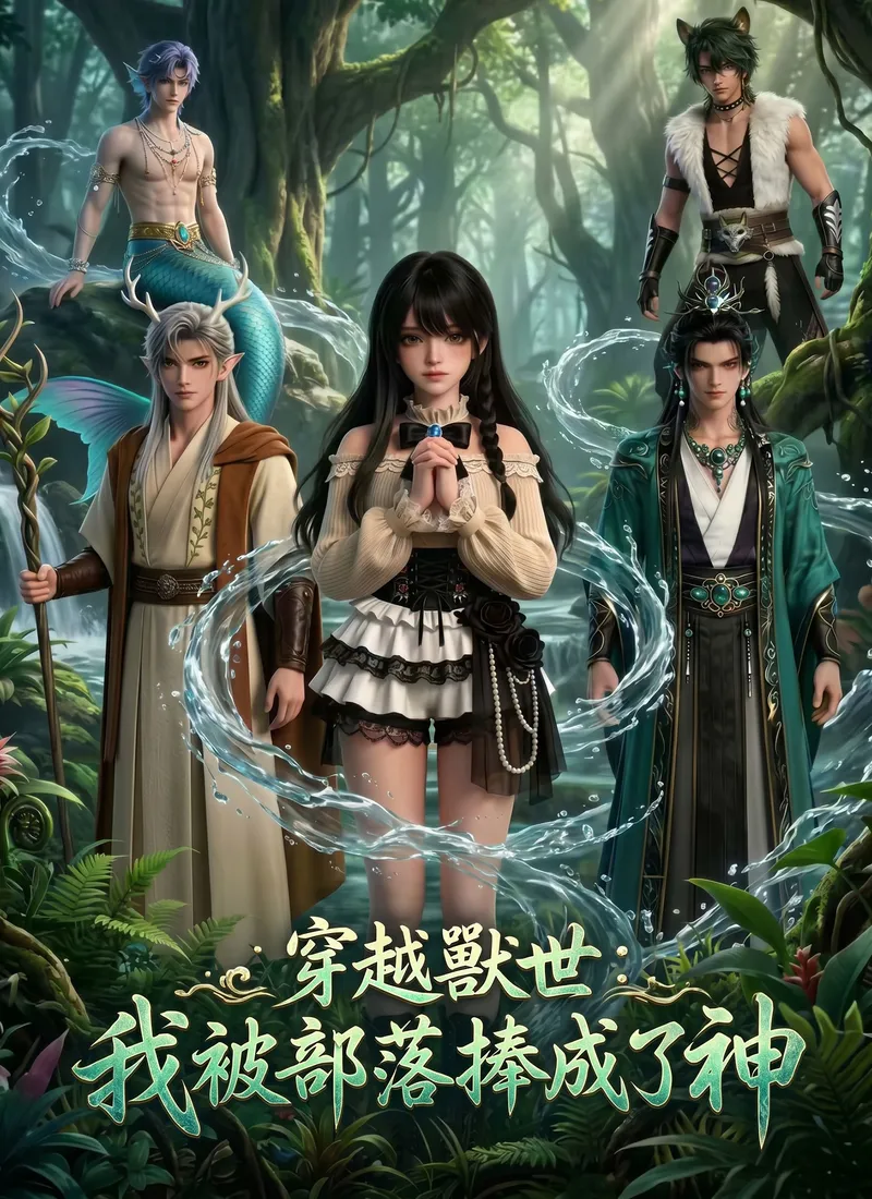 《穿越獸世：我被部落捧成了神》封面