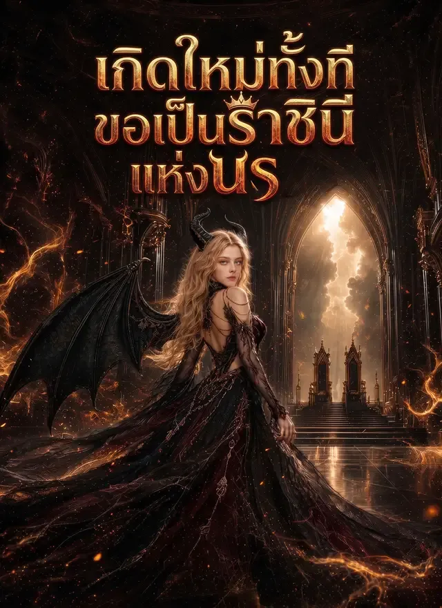 หน้าปกเกิดใหม่ทั้งที ขอเป็นราชินีแห่งนร